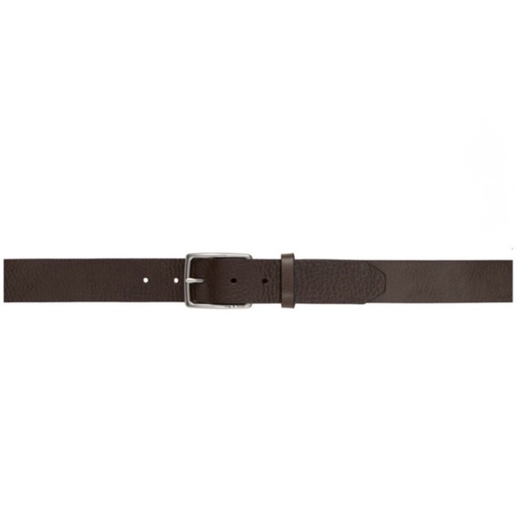 NWT Rag & Bone | Unisex Rugged Belt in Espresso Brown | Size 38 | Retail $195